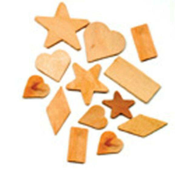 The Chenille Kraft Co Wooden Shapes 1000 Pieces CK-370001